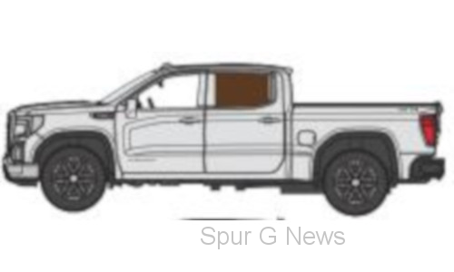 Motor Max, Spur G News, Spur G Magazin, GMC, GMC Sierra 1500 SLT, silber, silver, Crew Cab,  Baujahr 2019, Epoche VI, MOM79361silver