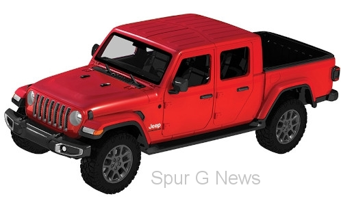 Jeep Gladiator Overland Hardtop, rot, Mastab 1:27, 2021