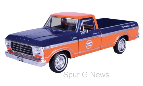 Ford F-150 Custom Pick Up, blau/orange, Gulf