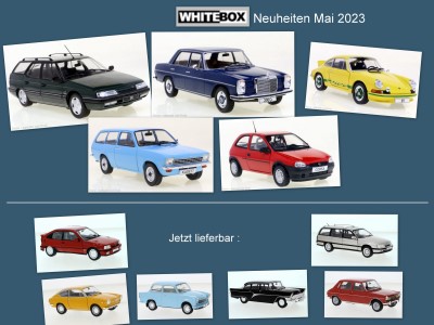 WhiteBox Modellautos 1:24 - Neuheiten Mai 2023  