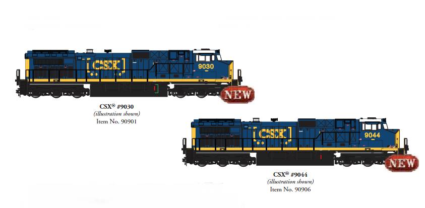 Artikel Nummer 90901 und 90906, Bachmann, CSX Transportation (CSXT) ist eine amerikanische Class-1-Eisenbahngesellschaft mit Sitz in Jacksonville (Florida). Sie befindet sich im Besitz der CSX Corporation und ist, neben der Norfolk Southern Railway, eine der grten Eisenbahngesellschaften des nordamerikanischen Kontinents stlich vom Mississippi.