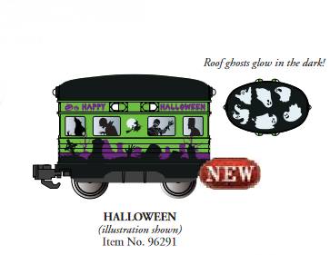 Bachmann Art. Nr. 96291, Eggliner Halloween, Dachmotiv leuchtet im Dunkeln,