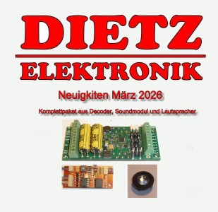 D-i-e-t-z  Komplettpaket aus Decoder, Soundmodul und Lautsprecher