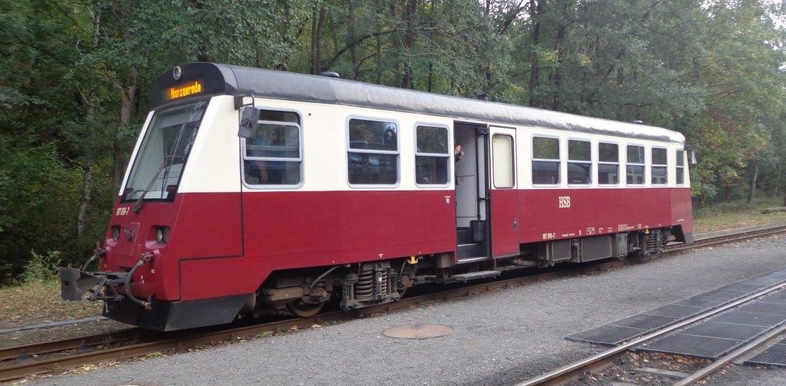 Original Foto des Harzer Neubau Triebwagens - Bild von Eds Gartenbahn