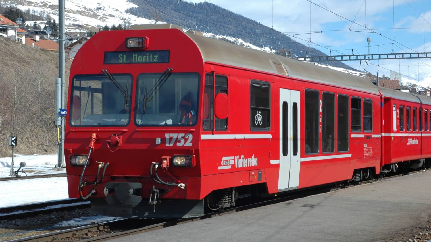 Originalfoto des Steuerwagens Nr. 1752 der RhB - Bild von Ed´s Gartenbahn