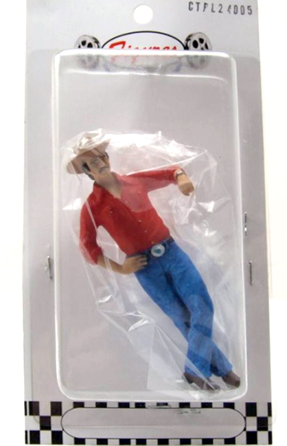 Diese Figur von Burt Reynolds passt auch zu den Modellautos der US Szene im Maßstab 1:24.