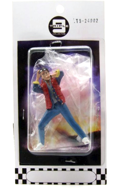 Hier nun aus Back to the future den Marty McFly. Diese Figur passt auch zu den Modellautos Delorean im Mastab 1:24. 