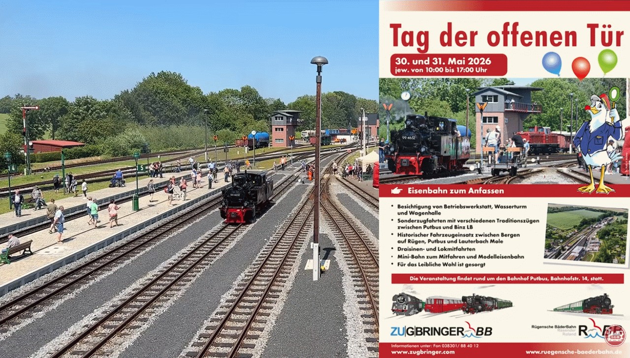 Tag der offenen T�r bei der R�genschen B�derBahn in Putbus   