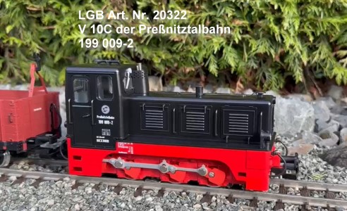 LGB Art. Nr. 20322 - V 10C Diesellok der Prenitztalbahn!  