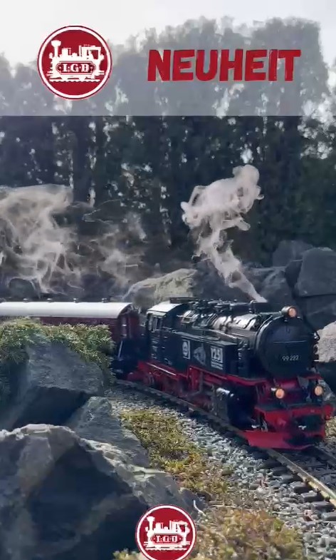 Danke an Hendrik Hauschild fr das KurzVideo zum Modell der Dampflok der Harzer Schmalspurbahnen 99.222 als Neuheit zum 125jhrigen Jubilum der Harzquer- und Brockenbahn. 