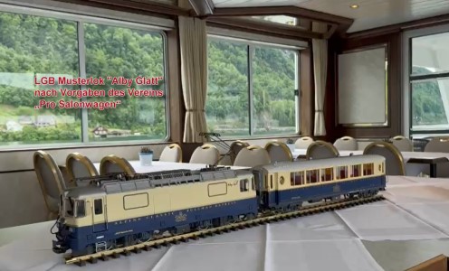 LGB Musterlok "Alby Glatt" nach Vorgaben des Vereins Pro Salonwagen