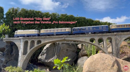LGB Musterlok "Alby Glatt" nach Vorgaben des Vereins Pro Salonwagen