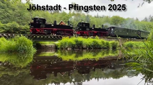 Kurzfilm von den Pfingsttagen 2025 bei der Prenitztalbahn in Jhstadt