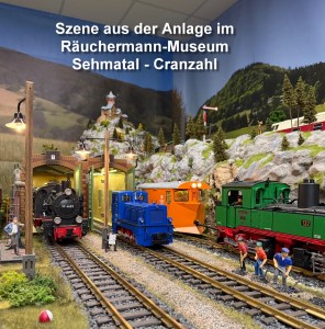 Neues Handyhintergrundbild - Anlage im Ruchermann-Museum in Sehmatal-Cranzahl