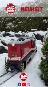 Danke an Hendrik Hauschild und LGB f�r das Video zum SOEG Modellbahnzug im Januar-Schnee.. 