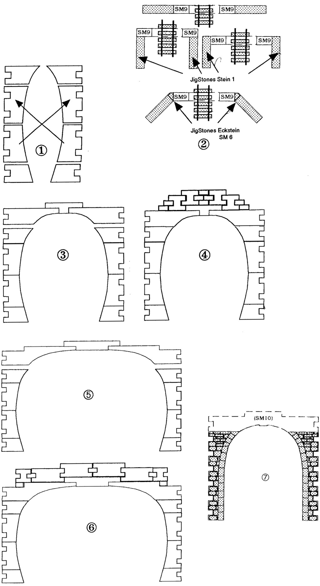 Anleitung fr den Einbau der Steine in ein Tunnelportal - aufs Bild klicken und Anleitung downloaden. 