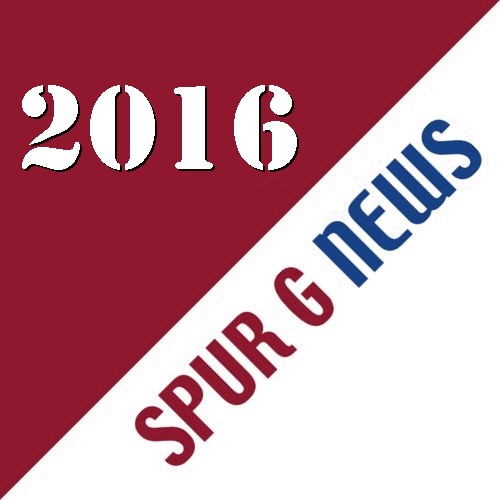 Logo Spur G News 2016 - auch heuer berichten wir wieder ber die Gartenbahn