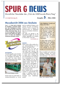 spur-G-News Ausgabe 5 / Mrz 2006 - anklicken und zum PDF download gelangen. 