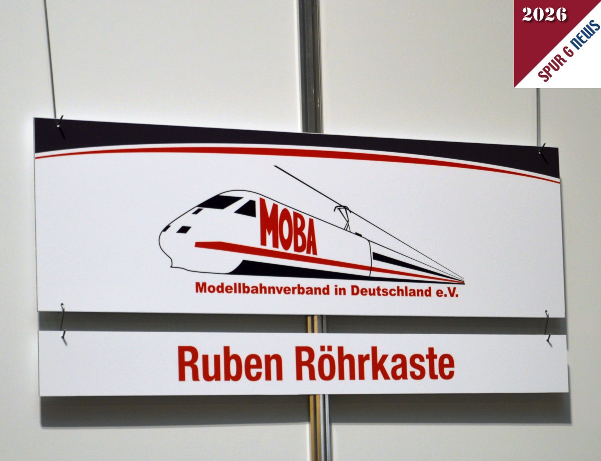 Die MOBA - Modellbahnverband in Deutschland e.V. stellte 17 verschiedene Ausstellungspl�tze auf der Modell Leben Mess in Erfurt zur Verf�gung. Eine Schauanlage der Familie R�hrkaste beherbergte eine tolle LGB Gartenbahnanlage. 