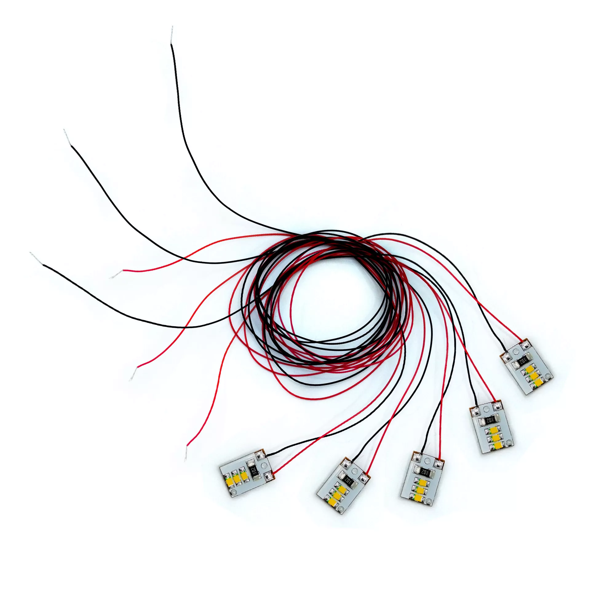 LED-Spot verkabelt mit 40cm Kabel,  Micron-Dynamics.de