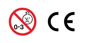 Produktsicherheitsinformationen & Gefahrenhinweise. Nicht f�r Kinder unter 3 Jahren geeignet.Nur f�r den Hausgebrauch.