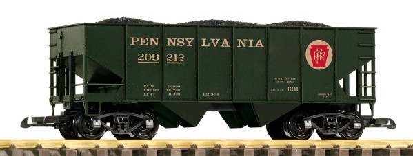 G Schttgutwagen PRR - Pennsylvania Railroad - mit Kohleladung. PIKO Neuheit Art. Nr. 38955 - 2024