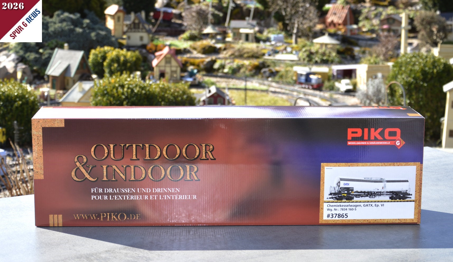 Chemiekesselwagen GATX von PIKO - Art. Nr. 37865 - ausgeliefert! 