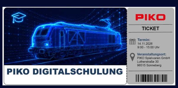 Termin buchen : PIKO Digitalseminar 14. November 2026  