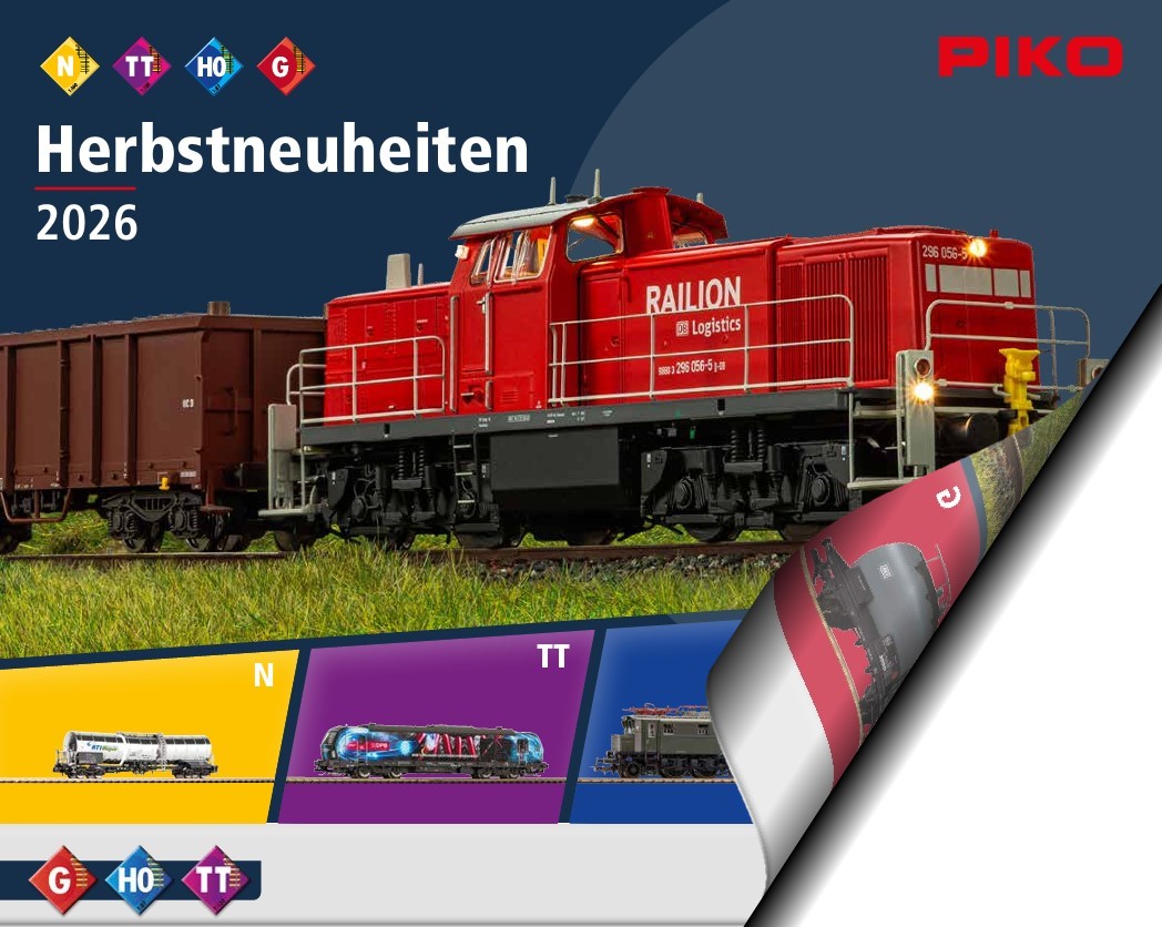 PIKO Herbstneuheiten 2026 - pdf zum Download.