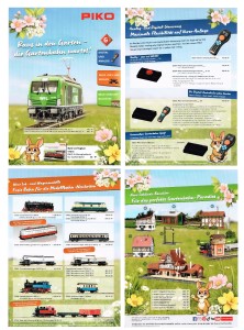 Der 4seitige Gartenbahnsaisoner�ffnung 2026  Prospekt von PIKO kann hier heruntergeladen werden