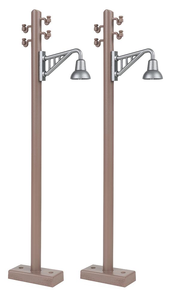 POLA Art. Nr. 333233 - Holzmast mit Auslegerleuchte 2 St�ck 