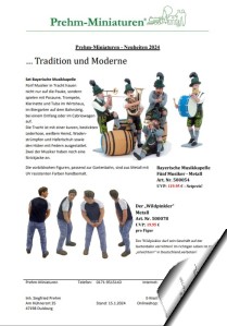 ...Tradition und Moderne! Neuheiten von Prehm-Miniaturen fr 2024 
