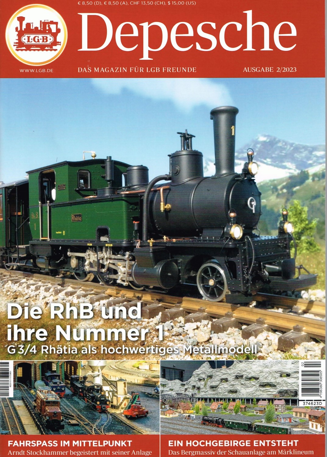 LGB Depesche 2023 - ausgeliefert. Bericht ber die Ge 4/6 353 und das Jubilum der Pinzgauer Lokalbahn in sterreich  
