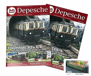 LGB Depesche Ausgabe 1/2026 angeliefert. 