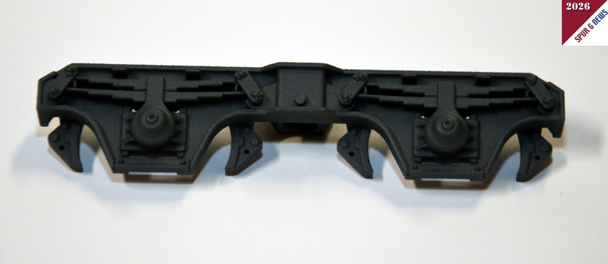 Drehgestelle f�r Wagen mit Bremsbacken werden als Neuheit f�r verschiedene Wagen angefertigt und ausgeliefert. 