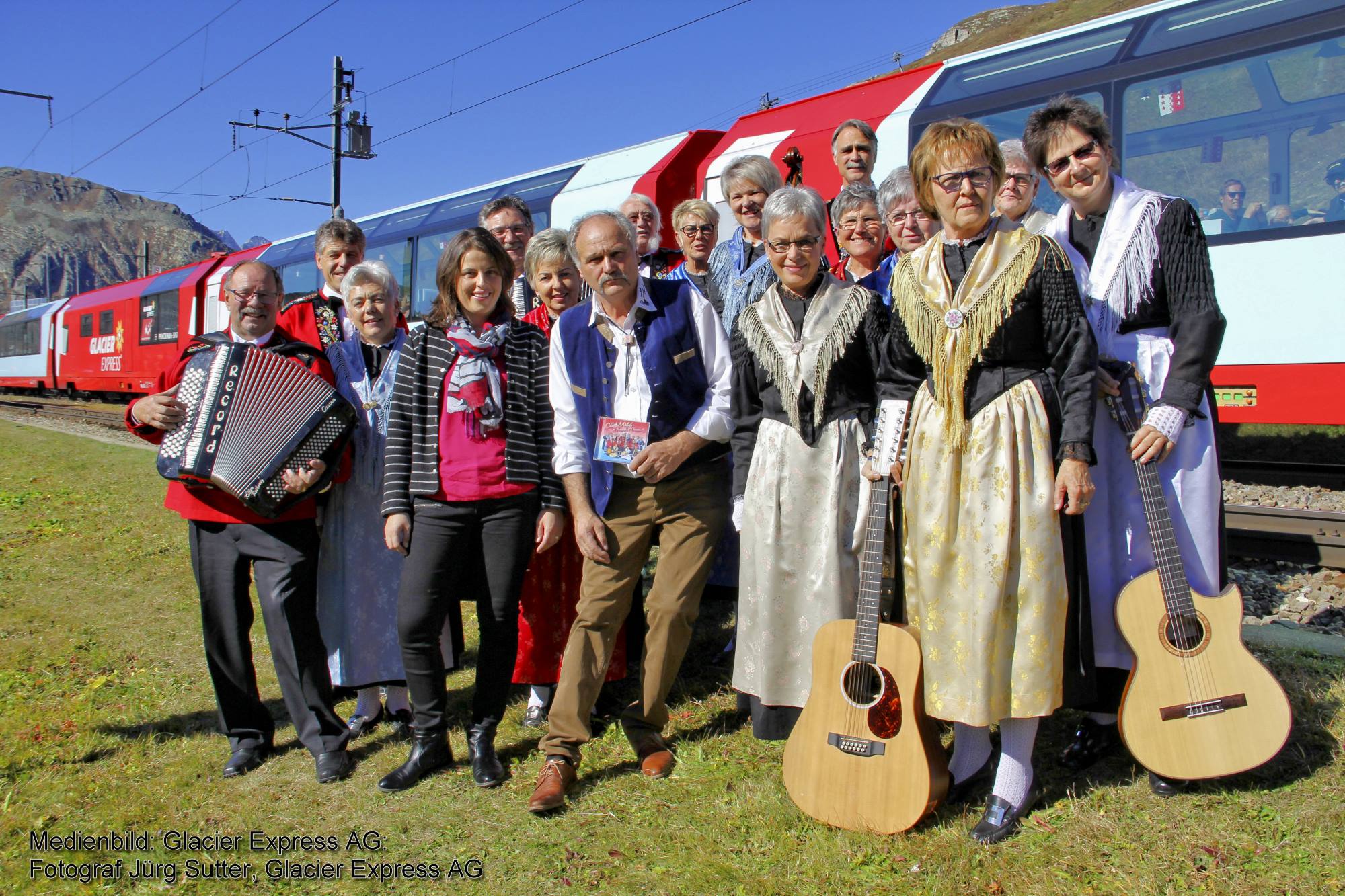 Vorstellung der CD - GlacierExpress - Das Chrli-Melody und die Kapelle Oberalp