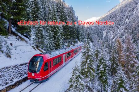 RhB: Einfach fr retour zu Davos Nordic