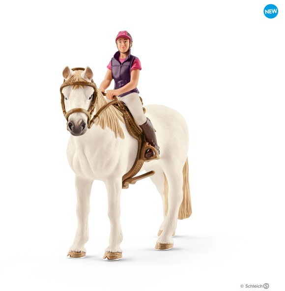 Schleich Artikelnummer: 42359, Die Freizeitreiterin liebt es, die besonderen Gangarten ihrer Tennessee-Walker-Stute zu ben. Viele Pferde dieser Rasse beherrschen den Walk, den Running Walk und den Kanter bereits von Geburt an. Mit dem richtigen Training sehen sie noch eindrucksvoller aus.