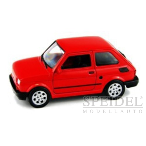 Neuheit 2016 von WELLY - Fiat 126 in Rot - 1:24 - WEL24066W-RED 