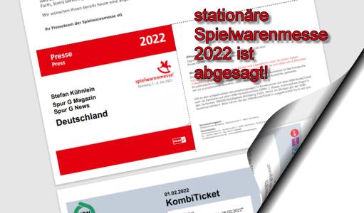 ungltig: Presseticket fr die Spielwarenmesse 2022 - Die stationre Spielwarenmesse 2022 wurde abgesagt. 