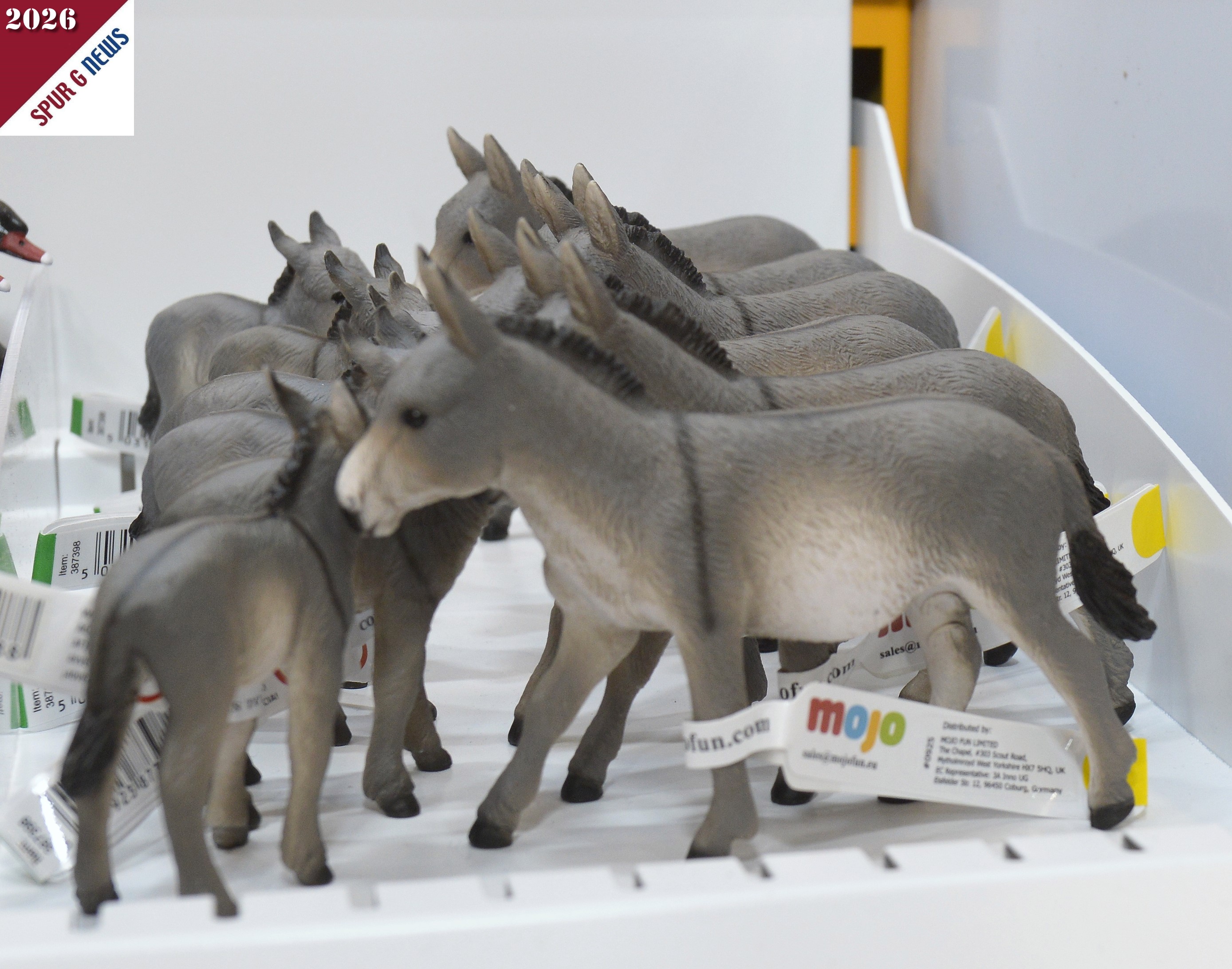 Esel Alt- und Jungtier von mojo. Passend zur Gartenbahn f�r den Bauernhof oder die Windm�hle. 