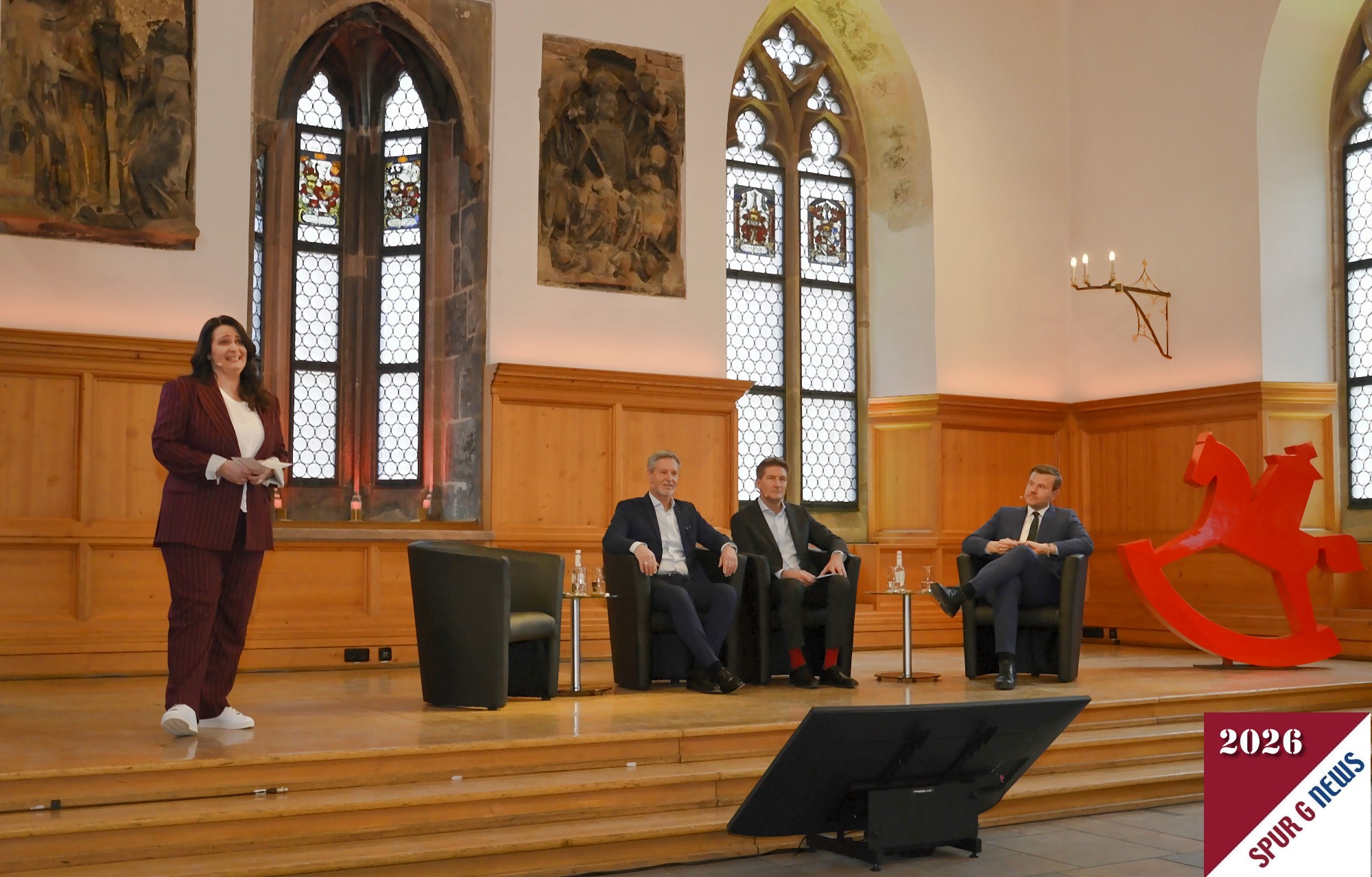 In der tollen Atmosph�re des "historischen Rathaussaals" in N�rnberg f�hrten die Gespr�chspartner der Messe und der Oberb�rgermeister der Stadt N�rnberg durch das kurzweilige Programm der Hauptpressekonferenz. 