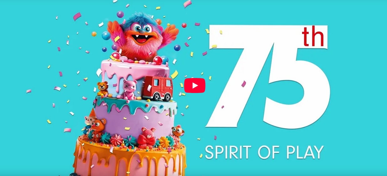 Zur Einstimmung auf die 75. Spielwarenmesse gibt es heuer ein Video mit R�ckblick auf 75 Jahre Spielwarenmesse. Einfach auf das Bild klicken und der Film startet. 