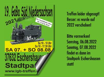 Neuer Termin fr das 19. Treffen in Sd Niedersachsen - Eschershausen am 06.und 07. August 2022! Vormerken!