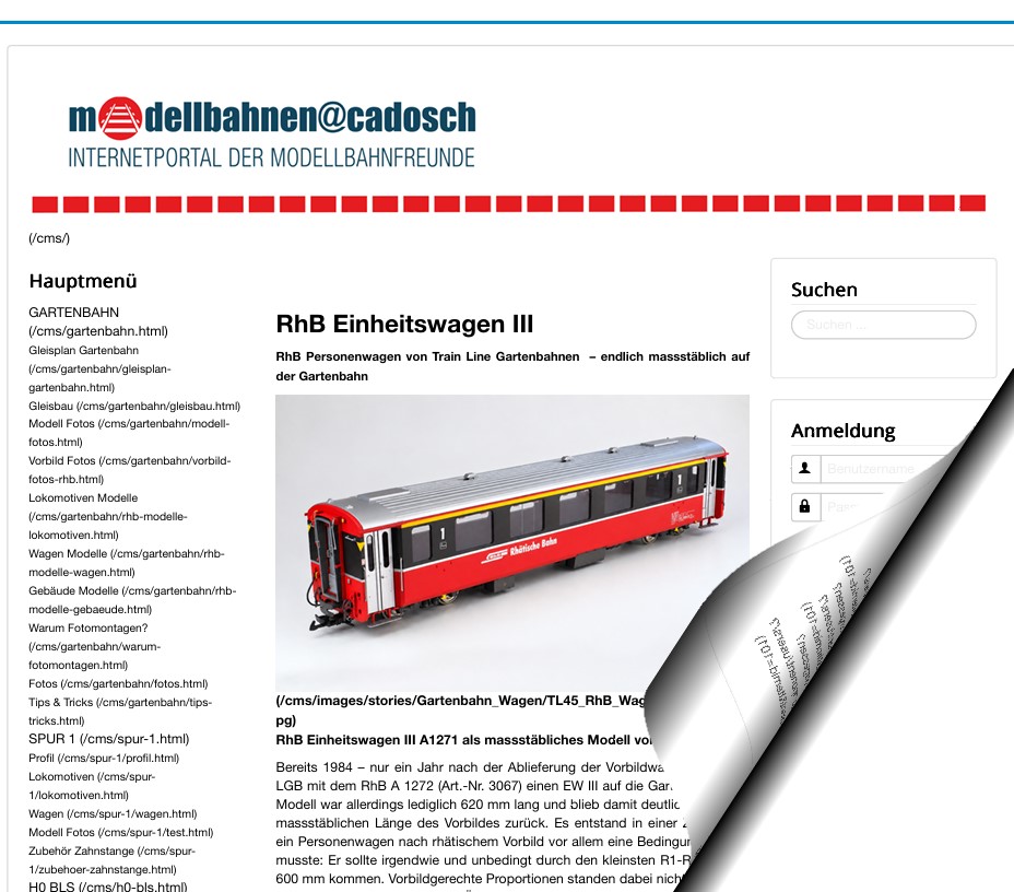 Andreas Cadosch - RhB Einheitswagen III von Trainline 45.